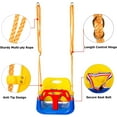 thumbnail image 4 of JUGAAD LIFE 3-in-1 Baby Swing Sets with Hanging Strap and Hooks - Toddler Swing Seat for Indoor/Outdoor Play, Anti-Flip, Snug & Secure Detachable Design - Blue, 4 of 8