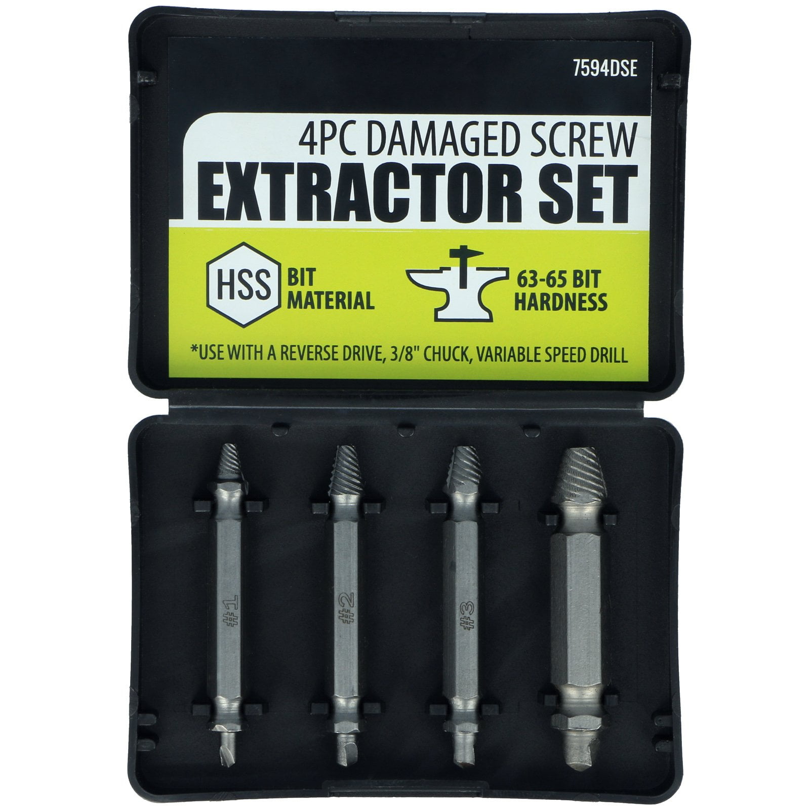 22 Pieces Damaged Screw Extractor Kit Stripped Screw Extractor Set DIY Hand Tools Gadgets Gifts for Men Hassle Free Broken Bolt Extractor Screw Remover Sets
