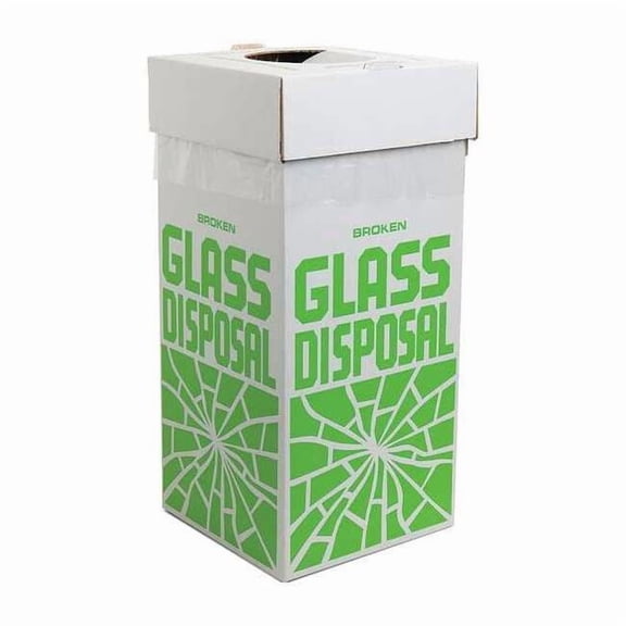 Sp Scienceware Glass Disposal Container,40 lb.,PK6 F24653-0001