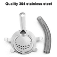 thumbnail image 3 of CocktailStrainer,ProngStainlessSteelBarStrainer,, 3 of 5