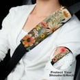 thumbnail image 4 of WYYP Flowers Soft Comfort Car Seat Belt Pads Cover Protect Neck and Shoulder 2Pcs, 4 of 6
