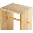 thumbnail image 3 of Wood Toilet Paper Holder, Free Standing Bathroom Toilet Tissue Paper Roll Shelf Rack and Dispenser with Storage Drawer, 3 of 5
