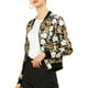 thumbnail image 5 of Chaqueta bomber para mujer Inspire Chic, corte slim, ligera, con cierre, talla XL, color negro, 5 of 8