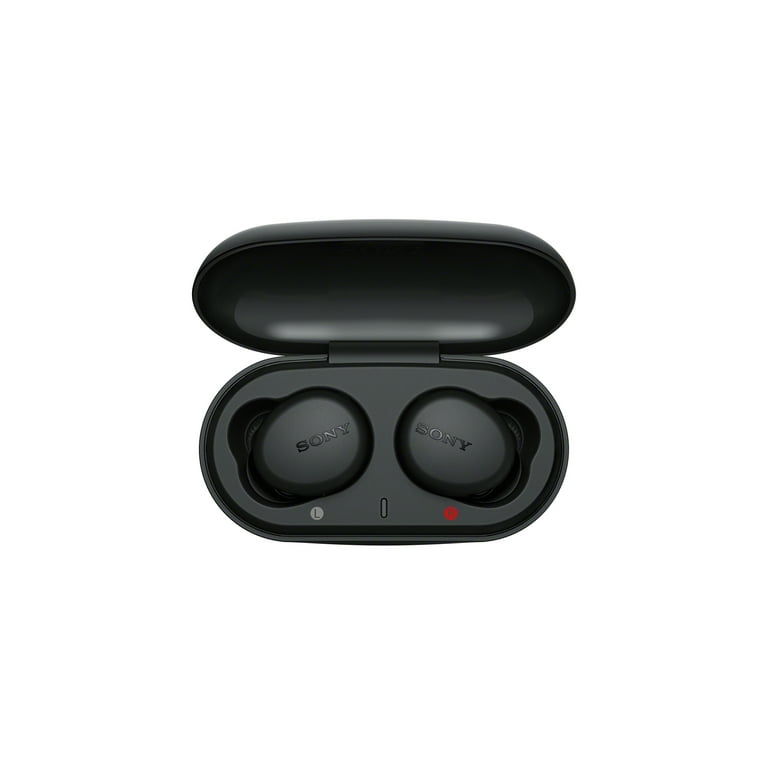 Sony Bluetooth True Wireless Earbuds with Charging Case, Black