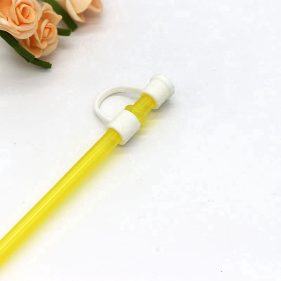 Straw Silicone Cap Set for Reusable Drinking | Compatible with 6mm 8mm | Colorful 10 Colors | Ideal for Travel Picnics Fitness Parties and Decoration