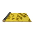 thumbnail image 2 of Ahgly Company Indoor Square Abstract Yellow Modern Area Rugs, 8' Square, 2 of 4