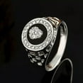thumbnail image 2 of GKNET Men Domineering Ring Fashion Silver Gold Creative Delicate Jewelry Party Gifts Size 6-14-#6-10, 2 of 6