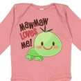 thumbnail image 4 of Inktastic Mawmaw Loves Me Cute Turtle Boys or Girls Long Sleeve Baby Bodysuit, 4 of 5