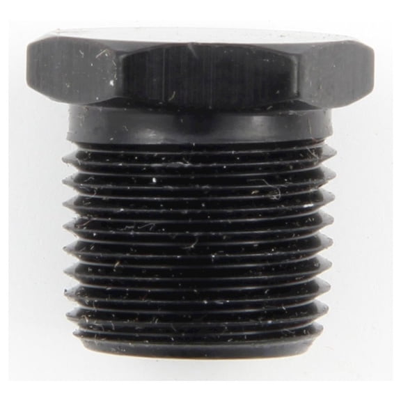Fragola 1/8 MPT Hex Pipe Plug Black