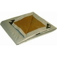 thumbnail image 2 of Foremost Dry Top 26 ft. W X 40 ft. L Heavy Duty Poly Reversible Tarp Brown/Silver, 2 of 2