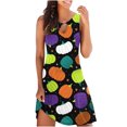 thumbnail image 2 of pstuiky Maxi Dresses pour Femmes, Robe Débardeur Décontractée pour Femmes, Robe Imprimée d'Halloween pour les Fêtes, Robes de Retour en Vente, 2 of 5