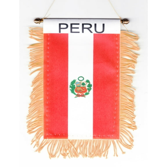 Peru Window Hanging Flag