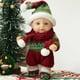 thumbnail image 1 of Adornos navideños, adornos navideños, regalos navideños. Muñeca renacida de bebé de 25 cm de goma suave, muñeco relajante con temática navideña, gorro de punto, regalo de osito de peluche., 1 of 6