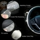 thumbnail image 5 of Funda para volante de coche, antideslizante, absorbe el sudor y con luces intermitentes, color plata, 5 of 5