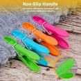 thumbnail image 4 of Pakyozj 24 Pack Colorful Plastic Clothes Pins,Strong Grip Laundry Clips,Non-Slip Washing Line Clips for Indoor & Outdoor Use,Durable and Lightweight, 4 of 7
