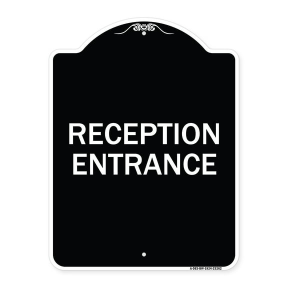SignMission Designer Series Sign - Private Parking Only Unauthorized Vehicles Will Be Towed at Owner's Expense | Black & White 18" x 24" Heavy-Gauge Aluminum Architectural Sign | Made