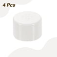 thumbnail image 3 of 4Pack Pipe End Cap Fitting, 1.3" Furniture Grade Pipe End Cap Plug Adapter Pipe Plug Socket Fittings for Sewer Drain Pipe Connections, Garden DIY, White, 3 of 5