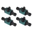thumbnail image 4 of Garden Hose Quick Connector, Hose Quick Connect With Shutoff Valve Set Male And Female, Quick Release Kit Hose Fittings And Adapters For Irrigation System 4 Pcs, 4 of 8