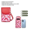 thumbnail image 4 of Sishka Hand Crafted Nylon & Leather Crossbody Sling Wallet – Women’s Phone Purse, Compact Shoulder Bag with Adjustable Strap, 4 of 8
