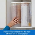 thumbnail image 3 of Transparent Bread Box Plastic Fresh-Keeping Toast Storage Holder with Lid Bread Crisper Bread Storage Container,A, 3 of 5