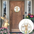 thumbnail image 2 of Clearance Items Wooden Easter Welcome Sign, Hanging Door Sign for Front Door, Festive Atmosphere, Wooden Crafts for Easter, Spring Holiday, and Seasonal Home Decorations, 2 of 9
