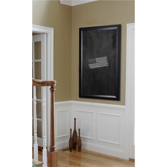 Rayne Mirrors American Made Rayne Solid Black Angle Blackboard/Chalkboard
