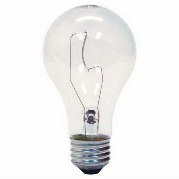 Current, powered by GE 25A/CL/2PK-130V Traditional Lighting Incandescent Gls A Line, A19