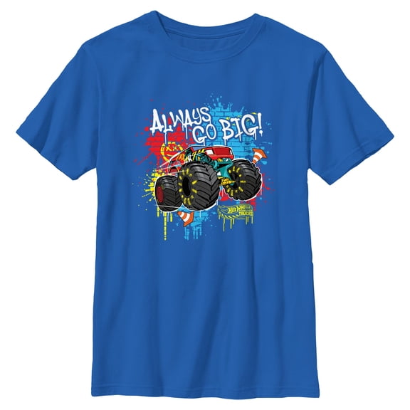 Boys Hot Wheels Always Go Big T Shirt