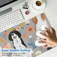 thumbnail image 4 of Long Mouse Pads for Desk,Cavalier King Charles Spaniel Dog and Flower Desk Mats on Top Of Desks, Desk Mouse Pad Extra Large with 3mm Non-Slip Base and Stitched Edge for Gaming,Work,Home 31.5"x11.8", 4 of 5