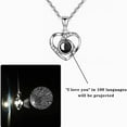 thumbnail image 5 of Gifts for her, real preserved eternal rose, rose with necklace that says I love you, in 100 languages, real rose enchanted gift for birthday, valentine, anniversary, romantic gift for her, 5 of 10