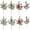 style#A-6PCS, variant on 6 Pcs Artificial Pine Branches Fake Greenery Pine Picks Artificial Red Berry Stems Christmas Pine Needles for DIY Christmas Garland Wreath Xmas Embellishing Flower Arrangements Decoration