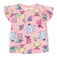 thumbnail image 5 of Sesame Street Elmo Cookie Monster Abby Cadabby 3 Pack Peplum T-Shirts Infant to Toddler, 5 of 5