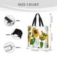 thumbnail image 3 of Balery Plump Sunflower And Sketch Bolsa de Mano para Mujeres con Cremallera, Bolsa de Gimnasio con Compartimentos, Bolsa para Laptop, Bolsa para Trabajo, 3 of 7