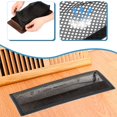 thumbnail image 3 of Gustave 3 Pack Floor Register Cover Trap Vent Screen Net Covers Air Vent Mesh Filters Catcher for Home Floor Keeps Pet Hair, Bugs, Coins, Food Out (4x12 Inch), 3 of 7