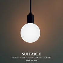 OUNONA Glass Globe Lights Fixture Clear Glass Shade For Pendant Lamp Glass Lampshade Replacement Ceiling Lights Globe Shade