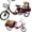 Red, variant on ICEEIF 20 Inch Adult Tricycle, 3-Wheel Cruiser Bike for Women, Men and Seniors, Passenger and Cargo Trike with Front Basket, Low Step-Through Bicycle for Shopping, Recreation and Outdoor Riding