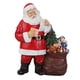 thumbnail image 5 of Figuras navideñas de Papá Noel de resina, centro de mesa, manualidades, Papá Noel decorativo Estilo F, 5 of 9