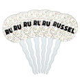 thumbnail image 1 of Russel Cupcake Picks Toppers - Set of 6 - Mutlicolored Speckles, 1 of 1