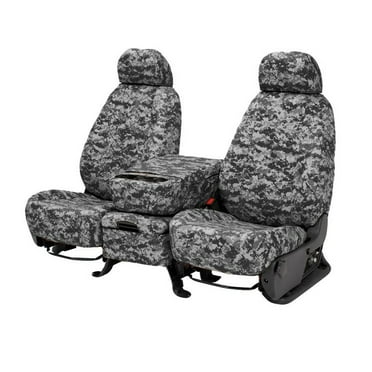 CalTrend Rear Solid Bench Camo Seat Covers for 2014-2019 Chevy/GMC Silverado|Sierra 1500-3500 - CV544-97KU Urban Insert and Trim