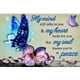 thumbnail image 1 of Kit de pared de pintura de diamante mariposa inglés completo redondo Rhinestone Hugtrwg Para estrenar, 1 of 9