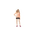 thumbnail image 3 of Aeropostale Faded Knit Shorty Mini Athletic Shorts para Mujer, Naranja, XX-Pequeño Aeropostale Mini, 3 of 3
