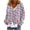 #215-Purple, variant on Cozy Fleece Button Front Cardigan for Women Christmas Print Long Sleeve Casual Outerwear