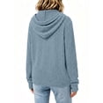 thumbnail image 2 of Airmenty Women's Zip Up Hoodie Lightweight Full Zip Sweatshirt Casual Fall Jacket with Pockets S-2XL, 2 of 6