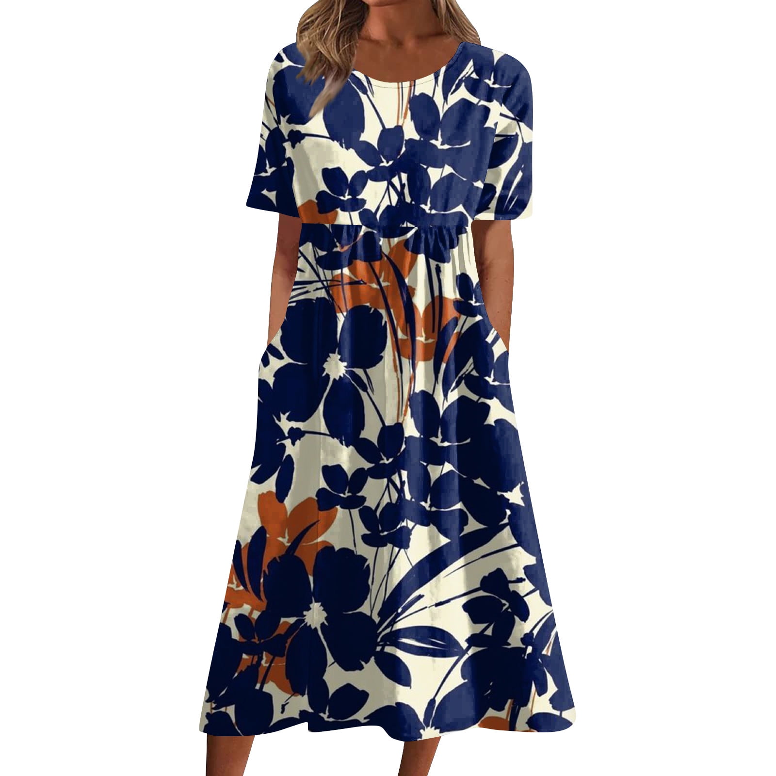MIARHB Women's Casual Dresses Printed Dresses Summer Dresses Printed