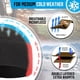 thumbnail image 3 of Gorro de invierno para ciclismo con forro polar cálido para casco de bicicleta, 3 of 5