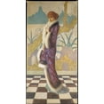 thumbnail image 2 of Cushing, Howard 11x18 White Modern Wood Framed Museum Art Print Titled - Mrs. Ethel Cushing, 2 of 4