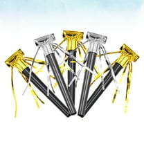 UNOMOR 20pcs Party Blowers for Kids Birthday Noisemakers Plastic Silver Golden Noise Maker