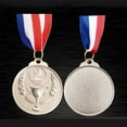 thumbnail image 2 of Medalla Bronce Dorada Y Plateada Accesorios Deportivos Trigo Premios Juegos Al Aire Libre Regalos Recuerdo, 2 of 9