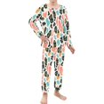 thumbnail image 2 of DISNIMO Pink Cow Pattern Pajamas for Kids Girls 3-4 Pajama Sets for Children 2 Piece Long Sleeve and Pants Pj Sets Girls Cute Sleep Wear Long Nightwear Crewneck pjs set, 2 of 7
