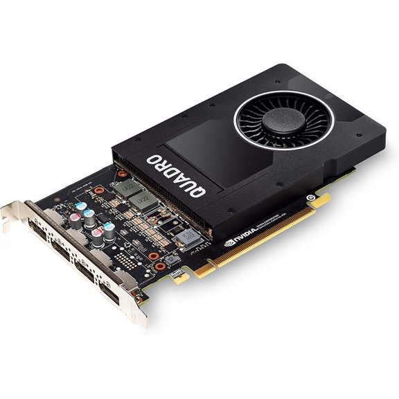 Restored NVIDIA Quadro P2000 - Graphics card - Quadro P2000 - 5 GB GDDR5 - PCIe 3.0 x16 - 4 x DisplayPort (Refurbished)